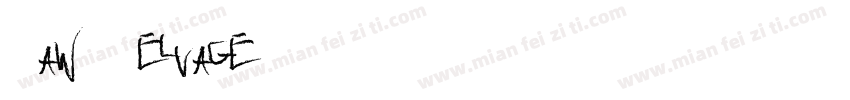 Raw Selvage字体转换